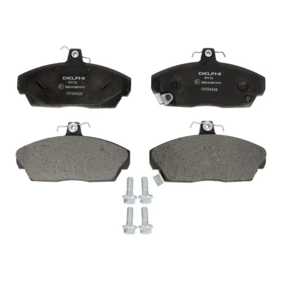 Immagine di DELPHI LP911 Kit pastiglie freno con segnalatore acustico usura lamierino anticigolío accessori HONDA: CIVIC 6 Hatchback, 7 Hatchback