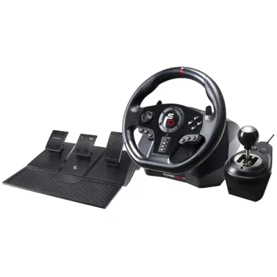 Immagine di Subsonic Volante da corsa Gs850 X con cambio manuale, 3 pedali, paddle per Xbox Series X/S, PS4, One (programmabile tutti i giochi)