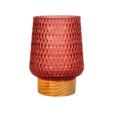 Immagine di Pauleen 48307 Lampada da Tavolo LED Mobile Rose Glamour Timer Batteria Rosa Opaco 0.8 W