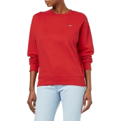 Immagine di Levi&#039;s Standard CREW Felpa, Donna, Taglia: XXS, Script red