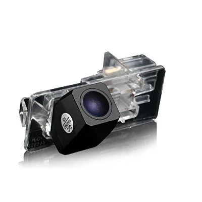 Immagine di Telecamera di retrovisione con linee griglia come luce targa sensore parcheggio Nero per Renault Dacia Lodgy Fluence Duster Megane Latitude Scenic 2 Laguna 2/3 X91 Captur Clio 4