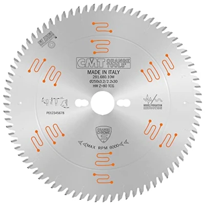 Immagine di CMT 281.680.10M Sierra circular 250x3.2/2.2x30 z=80 5tcg cromada&quot;&quot;