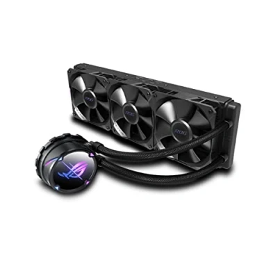 Immagine di ASUS ROG Strix LC II 360, Dissipatore a Liquido All In One, Tre Ventole da 120mm, Compatibile Con Socket LGA 170012001150115111521155115620112066 e AMD AM4/TR4, Nero