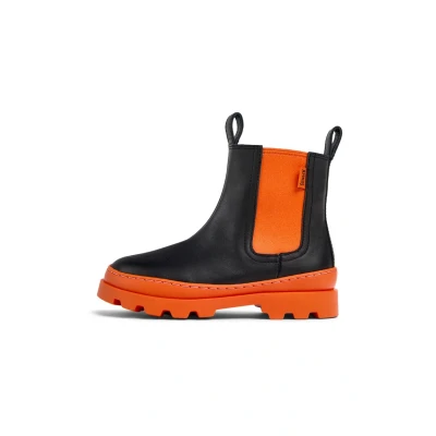 Immagine di Stivaletto Brutus Camper in pelle e tessuto elasticizzato