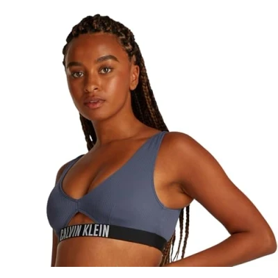 Immagine di Calvin Klein Swimwear Bralette Bikini pezzo sopra, Donna, Taglia: Small, Grisaille
