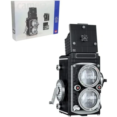 Immagine di Idee creative classiche Building Blocks Mini Bricks Set di costruzione per fotocamera digitale Giocattoli modello creativo adulti Micro Block fai da te 622 pezzi
