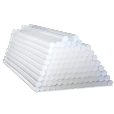 Immagine di Tacwise 1562 Bastoncini di Colla a Caldo Extra Lunghi, 7 mm x 150 mm, Confezione da 100, Trasparenti