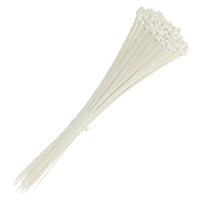 Immagine di intervisio Fascette Plastica per Cablaggio Lunghe 430 mm x 4,8 mm, Fermacavo Grandi Nere Elettricista 430mm Nylon Cavi Stringicavo, Bianco, 200 Pezzi