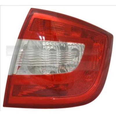 Immagine di TYC 11 14277 01 2 Fanale posteriore Dx Rosso senza portalampada
