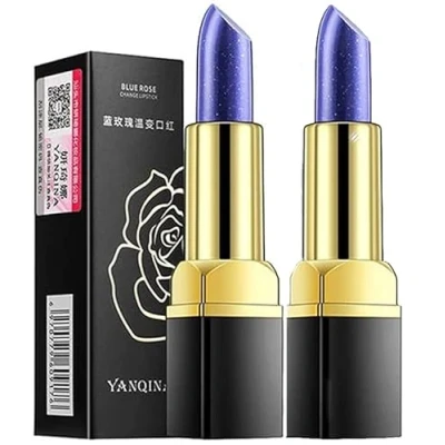 Immagine di 2 Pezzi Rossetto Cambia Colore, Colore Labbra Balsamo, Magico Che Per Le Donne, Balsamo Nutriente A Lunga Durata Rossetto, Impermeabile
