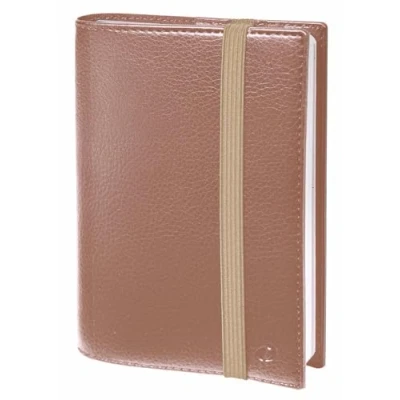 Immagine di Quo Vadis 615030Q Agenda TIME&amp;LIFE LARGE Multilingua Anno 2025 Colore Rame Formato 16x24 cm Settimanale 13 Mesi Dicembre Carta Bianca con Spirale Copertina Amovibile in Sintetico Cassandra