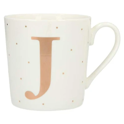 Immagine di Depesche 5909.035 Tazza con manico, in porcellana, 300 ml, scritta J