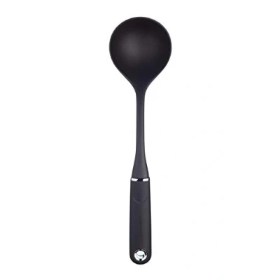 Immagine di MasterClass Cucchiaio da Cucina con Comoda Impugnatura &quot;Soft Grip&quot; in Nylon Antiaderente, 34 cm