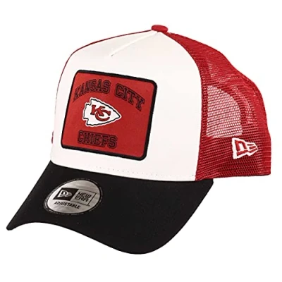 Immagine di New Era Kansas City Chiefs NFL Patch A Frame Adjustable Trucker cap One Size