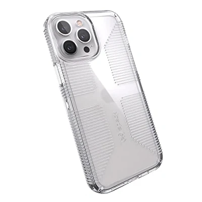 Immagine di Speck Prodotti GemShell Grip Custodia per iPhone 13 Pro Max/iPhone 12 Max, trasparente/trasparente