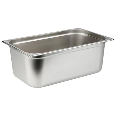 Immagine di APS 81108 GN container 1/1, Contenitore gastronorm in acciaio inox/Dimensioni 32,5 x 53 cm/Profondità 200 mm/Volume 28 litri