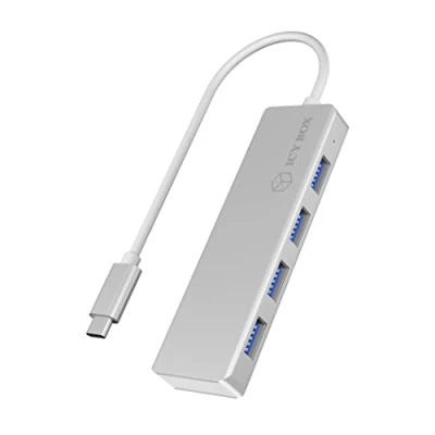 Immagine di ICY BOX IB HUB1425 C3 4 Porte USB C® (USB 3.1) Multiport Hub Argento