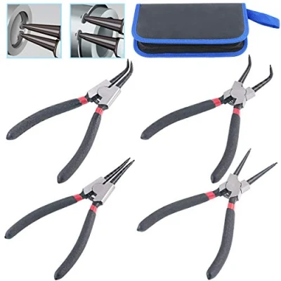 Immagine di Glarks Set di 4 pinze per anelli interni ed esterni, 18 cm
