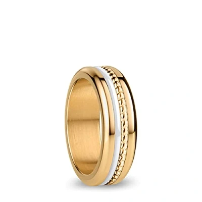 Immagine di BERING, Set di Anelli Intercambiabili da Donna, in Oro e Bianco con L&#039;Esclusivo Sistema Twist &amp; Change, Kasai