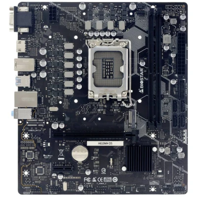Immagine di BioStar H610MH D5 Mainboard Attacco (PC) Intel® 1700 Fattore di forma (dettagli) Micro ATX Chipset della scheda madre H610