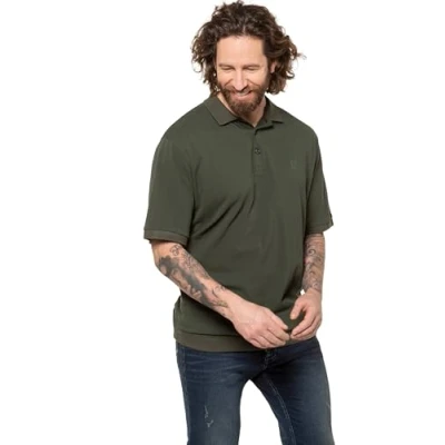 Immagine di JP1880 Polo, Uomo, Taglia: 4XL, Dunkel oliv
