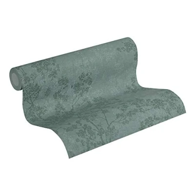 Immagine di Carta da parati Foresta New Walls Cosy &amp; Relax A.S. Création tessuto non 10.05 m x 0.53 Verde Prodotto in Germania 373973 37397 3
