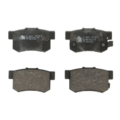 Immagine di ATE 13.0460 5711.2 Kit pastiglie freno con segnalatore acustico usura HONDA: CR V 2, FR V, Accord 7 Limousine