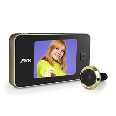 Immagine di AYR 752 M Spioncino digitale in nichel opaco e ottone per porte alluminio