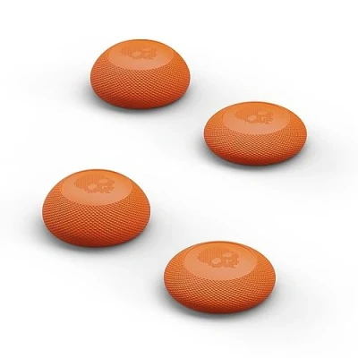 Immagine di Skull &amp; Co. Convex Thumb Grip Caps Joystick Cap Analog Stick Thumbstick Cover for Nintendo Switch Pro Controller PS5 / PS4 Slim/Pro Candy Orange, 2 Pairs (4pcs)