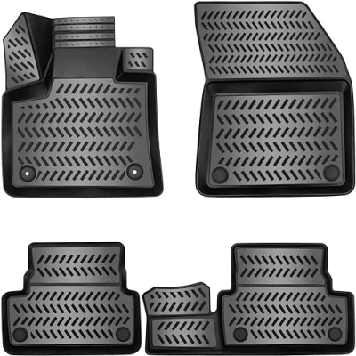 Immagine di Elmasline Set di tappetini in gomma design 3D per Citroën C5 Aircross, dal 2018, bordo extra alto 5 cm