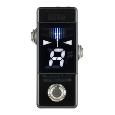 Immagine di KORG PB X MINI TUNER Accordatore Cromatico a Pedale, Passaggio TRUE BYPASS e ULTRA BUFFER, LED Meter Luminosità Regolabile, 4 Modalità di Visualizzazione, Just Right Tuning Integrato, Colore Nero