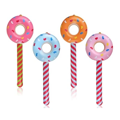 Immagine di ds. distinctive style Gonfiabile Candy 33 Pollice Ciambella Lecca Set di 4 Tema Compleanno Decorazioni Pool Party Prop