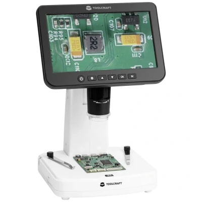 Immagine di TOOLCRAFT TO 9407067 Microscopio digitale 300 x Luce riflessa, trasmessa