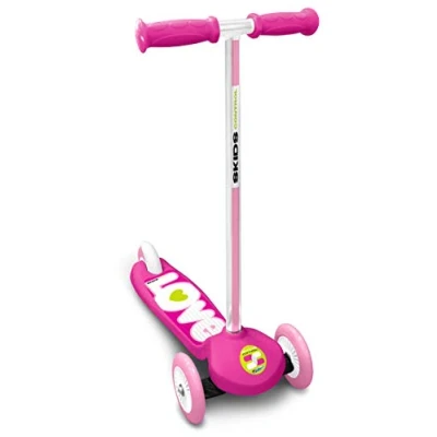 Immagine di Stamp Trottinette Roues Monopattino Steering Rose SKIDS Control 3 Ruote, Colore Rosa, JS123006