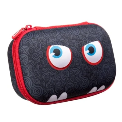 Immagine di ZIPIT Astuccio per matite Wildlings bambini la scuola organizer di grande capacità (nero)