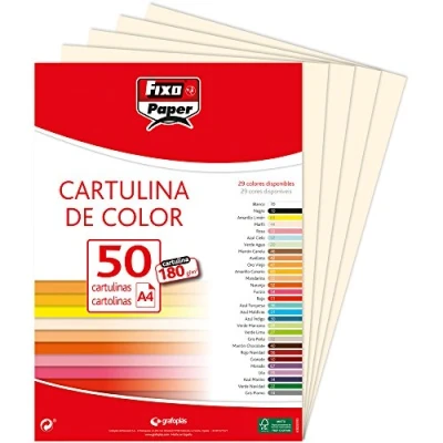 Immagine di Fixo mod. 11110344 Confezione di 50 cartoncini, formato: A4, colore: avorio