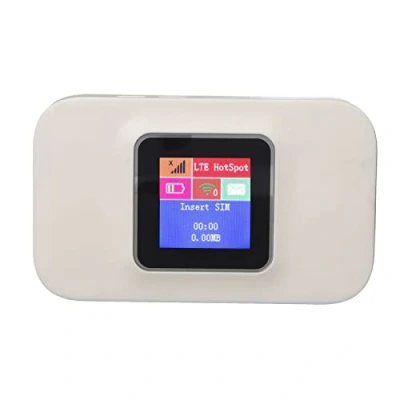 Immagine di Router WiFi Mobile 4G, Portatile da Viaggio con Funzione di Crittografia WiFi, Hotspot MiFi Compatibile Schede SIM Europee, Supporta 10 Connessioni Dispositivi