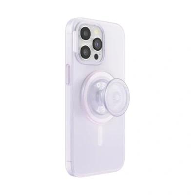 Immagine di PopSockets: PopCase PlantCore per MagSafe Custodia a Base Vegetale iPhone 15 Pro Max con PopGrip compatibile Impugnatura telefono un Top Intercambiabile Opalescent Clear
