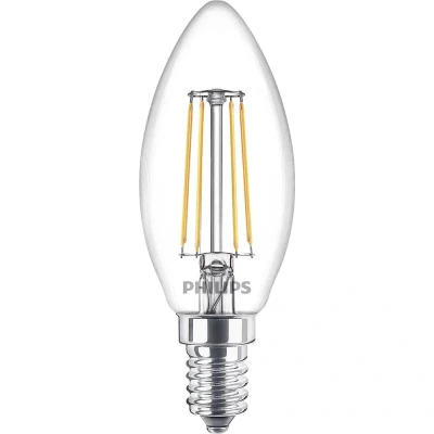 Immagine di PHILIPS POS LED CANDELA VETRO 40W E14 27