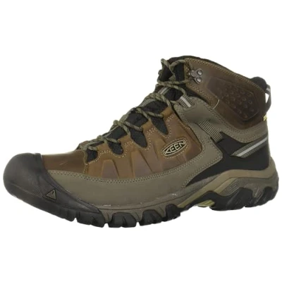 Immagine di KEEN Targhee 3 Mid Waterproof, Scarpe da escursionismo Uomo, Marrone Bungee Cord Black, 49 EU