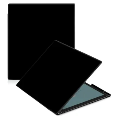 Immagine di custodia per Boox Note Air 4 C (2024 rilasciato)/Note 3 Tablet ePaper (2023 rilasciato) Nuova leggera in PU e guscio posteriore rigido con portapenne integrato, auto sleep wake (nero)