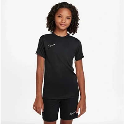 Immagine di Nike Performance Academy 23 Branded Unisex Tshirt sport per bambini, Taglia: 152 158, Black/white