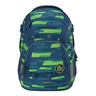 Immagine di coocazoo MATE Zainetto per bambini, Taglia: One Size, Lime stripes