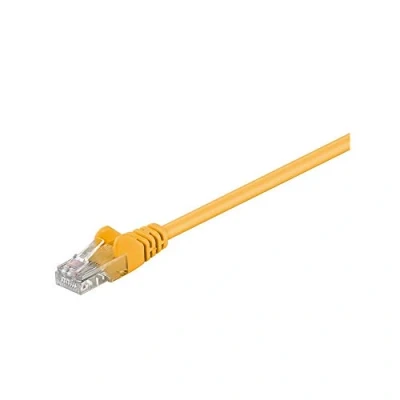 Immagine di Goobay 95634 CAT 5e Cavo Patch di Rete U/UTP, Giallo, 25m Lunghezza