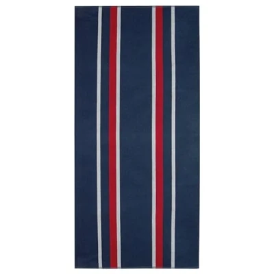 Immagine di ZOLLNER Telo mare asciugamano da spiaggia super morbido e assorbente in 100x200 cm lavabile a 60C cotone certificato Oeko Tex ®