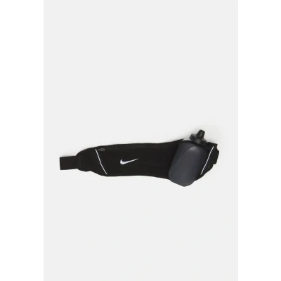 Immagine di Nike Performance FLEX Stride Bottle BELT 354ML Unisex Marsupio, Taglia: One Size, Black/black/silver