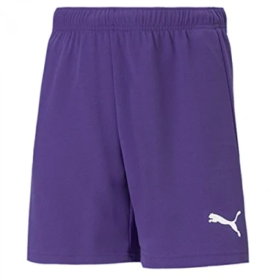 Immagine di PUMA teamRISE Short Jr, Pantaloncini Unisex Bambini e Ragazzi, Prism Violet/White, 164