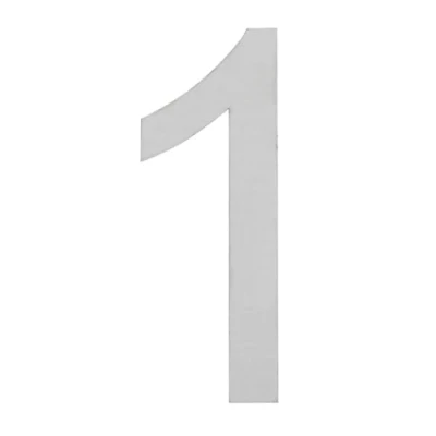 Immagine di ARREGUI SEC11 T3 Numeri e lettere di 20 cm altezza Numero civico esterno Acciaio inossidabile porta moderni Segnaletica Targa Indirizzo casa 1