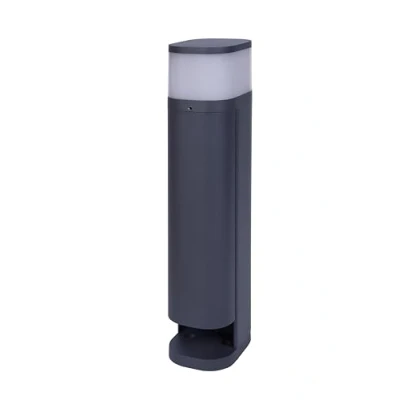 Immagine di BOLD 19646 VOLO presa esterna da giardino (colonna di presa), antracite (2 x Schuko IP44 torre 3680 Watt sensore crepuscolare interruttore on/off lampadina G9 inclusa)