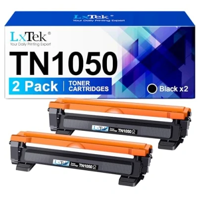 Immagine di LxTek TN1050 Compatibili per Brother TN 1050 Cartucce Toner DCP 1612W HL 1210W 1212W 1110 1112 1510 1512 1610W MFC 1810 1910W (Nero, 2 Pack)